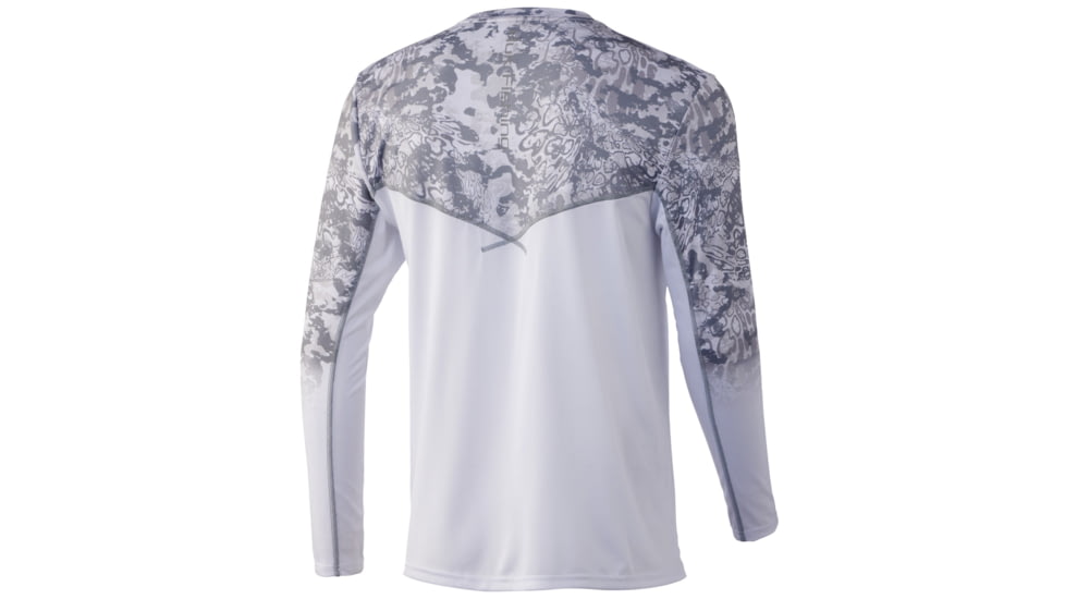 HUK Performance Fishing Icon X Tide Change Fade Long Sleeve - Men's, Hogs Back, Extra Large, H1200388-959-XL