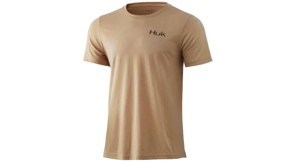 HUK Performance Fishing KC 250 Style Tee - Men's, Tan Heather, Extra Large, H1000312-274-XL