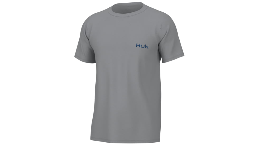HUK Performance Fishing Kc Flag Fish Tee - Men's, Harbor Mist, 2XL, H1000415-034-XXL