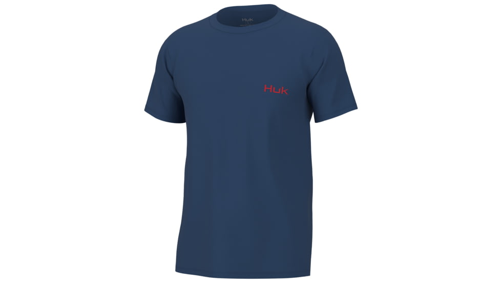 HUK Performance Fishing Kc Flag Fish Tee - Men's, Set Sail, Extra Large, H1000415-489-XL