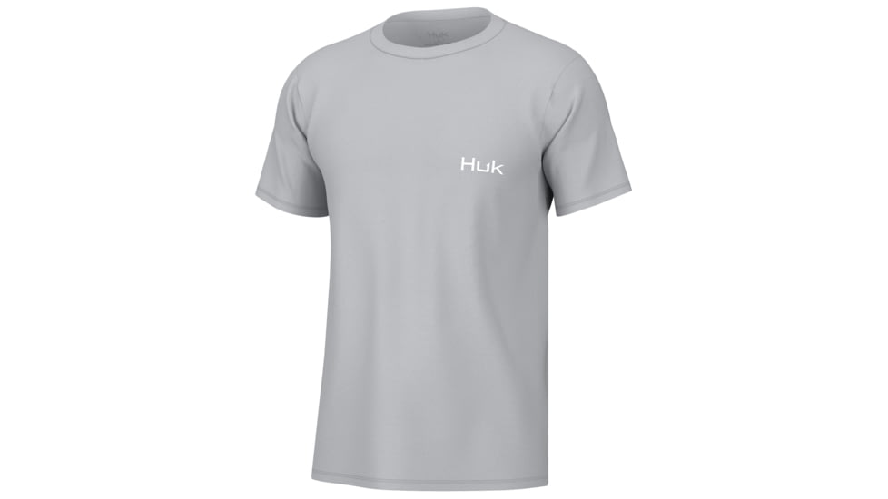 HUK Performance Fishing KC Fly Flag Tee - Mens, Harbor Mist, S, H1000483-034-S