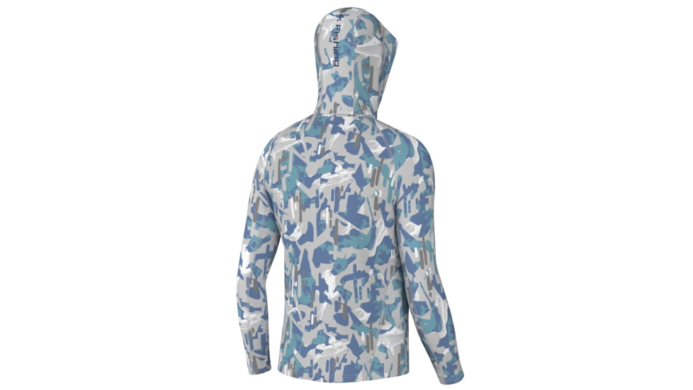 HUK Performance Fishing KC Icon Apex Vert Hoodie - Mens, Marine Blue, XL, H1200585-372-XL