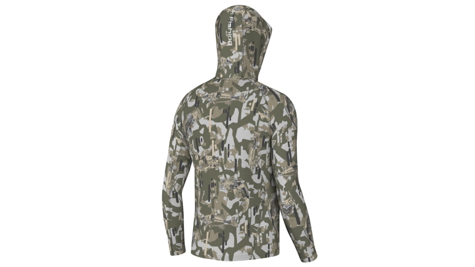 HUK Performance Fishing KC Icon Apex Vert Hoodie - Mens, Moss, 2XL, H1200585-316-XXL
