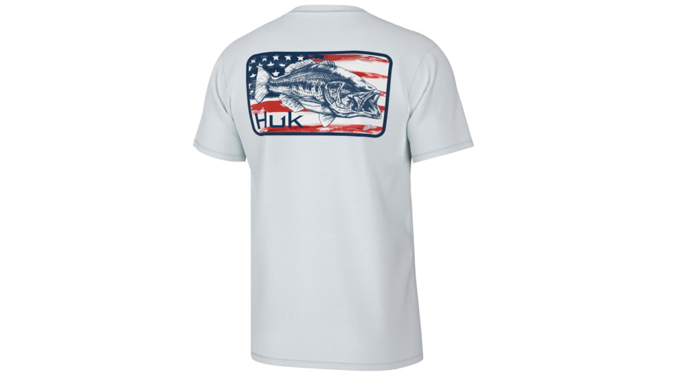 HUK Performance Fishing KC Painted Stripes Tee - Mens, White, Small, H1000485-100-S