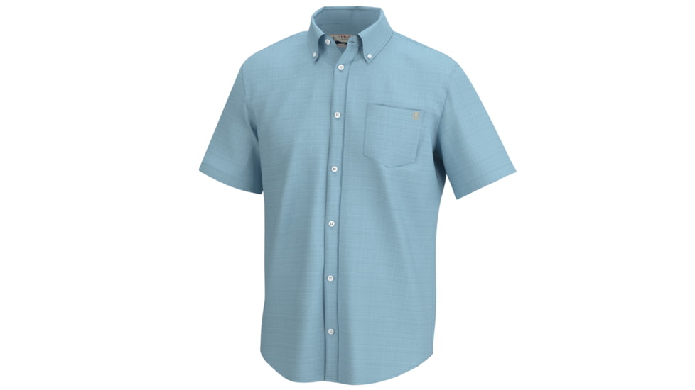 HUK Performance Fishing Kona Cross Dye - Men's, Crystal Blue, 2XL, H1500152-497-XXL