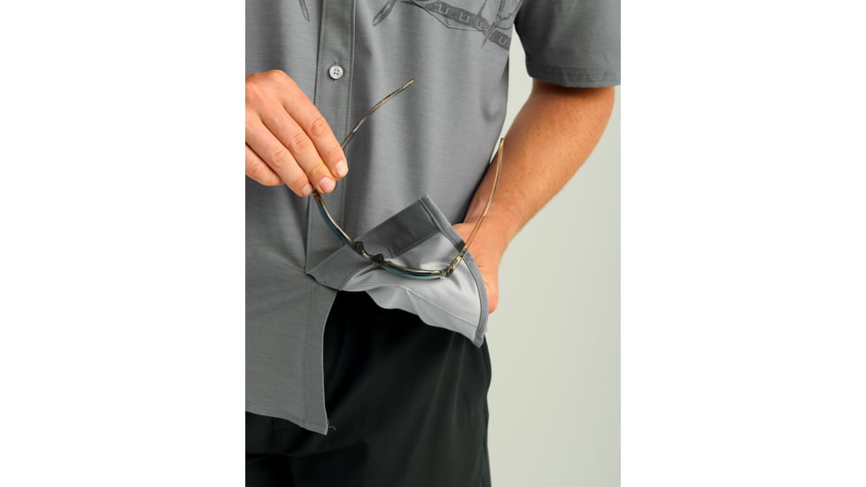 HUK Performance Fishing Kona Graphic Shirt - Mens, Night Owl, Small, H1500211-016-S