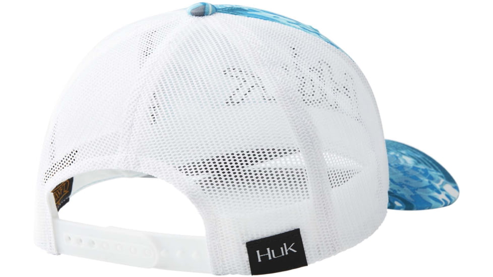 HUK Performance Fishing Kryptek Current Angler Sport Trucker Cap - Mens, Kryptek Obskura Shallows, One Size, H3000245-966-1