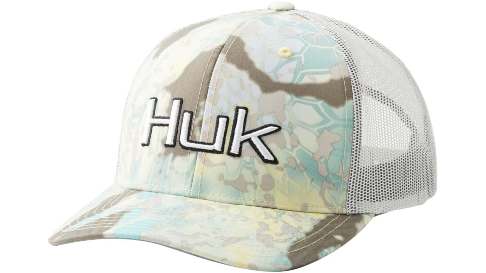 HUK Performance Fishing Kryptek Current Angler Sport Trucker Cap - Mens, Kryptek Obskura Sundarban, One Size, H3000245-965-1
