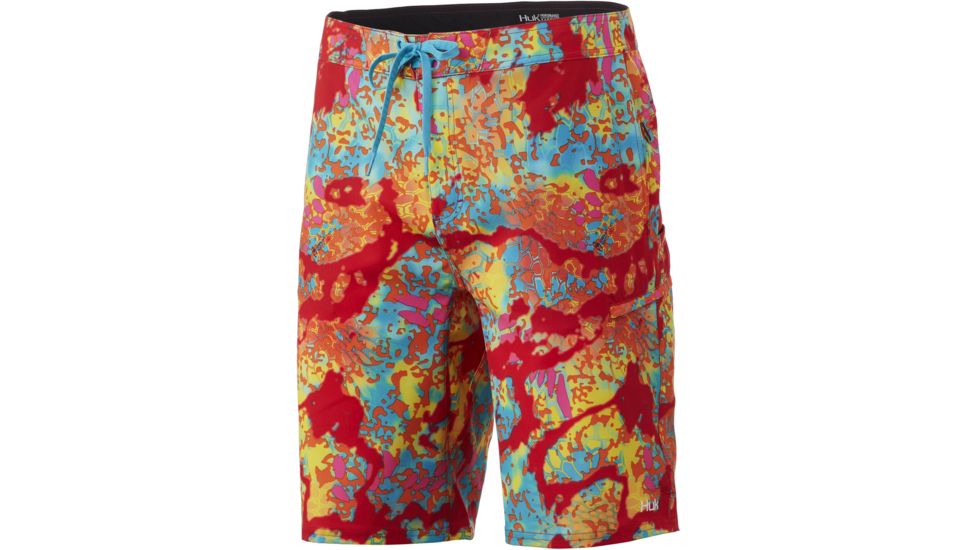 HUK Performance Fishing Kryptek Freeman 21in Boardshort - Mens, Kryptek Obskura Loki, 34, H2000100-964-34