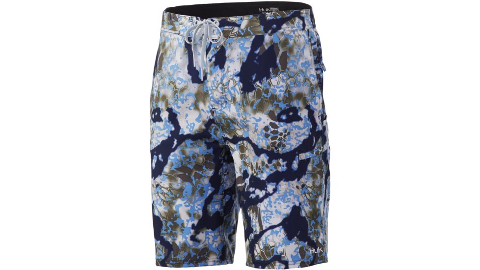 HUK Performance Fishing Kryptek Freeman 21in Boardshort - Mens, Kryptek Obskura Signa, 34, H2000100-967-34