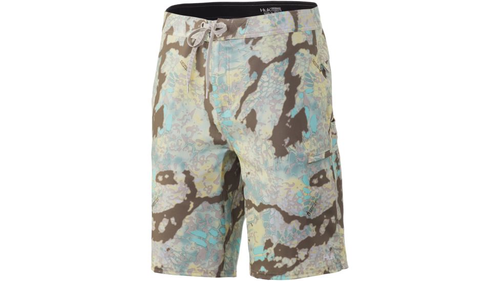 HUK Performance Fishing Kryptek Freeman 21in Boardshort - Mens, Kryptek Obskura Sundarban, 34, H2000100-965-34