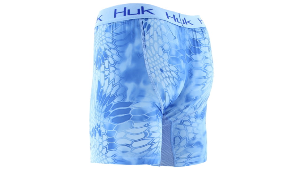 HUK Performance Fishing Kryptek Mens Performance BXR Jock Shorts, Kryptek Carolina Blue, H5000010GCBXXXL