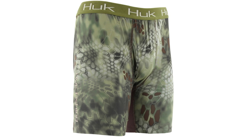 HUK Performance Fishing Kryptek Mens Performance BXR Jock Shorts, Kryptek Mandrake, H5000008MDKXXXL