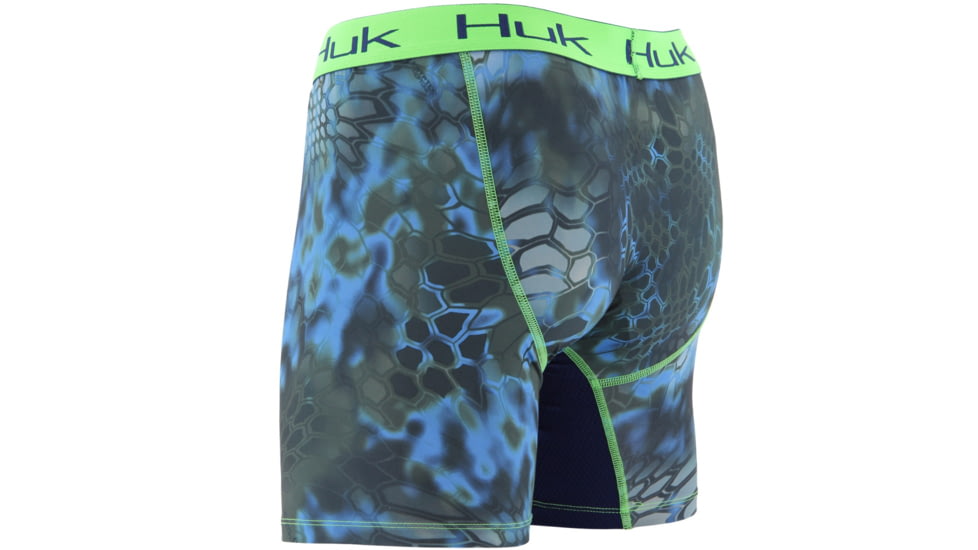HUK Performance Fishing Kryptek Mens Performance BXR Jock Shorts, Kryptek Neptune, H5000008NEPS