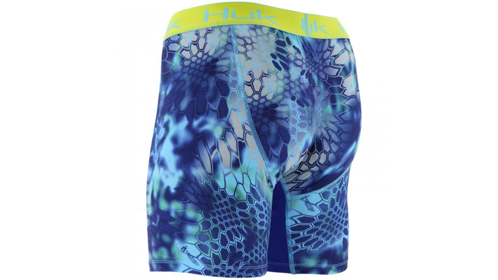 HUK Performance Fishing Kryptek Mens Performance BXR Jock Shorts, Kryptek Pontus, H5000008PONXL