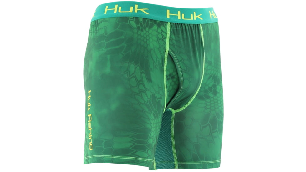 HUK Performance Fishing Kryptek Mens Performance BXR Jock Shorts, Kryptek Tree Frog, H5000010GTFXXXL