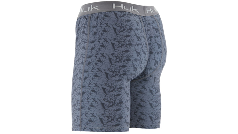 HUK Performance Fishing Kscott Mens Performance BXR Jock Shorts, Kaos Dark Grey, H5000009KG2XL