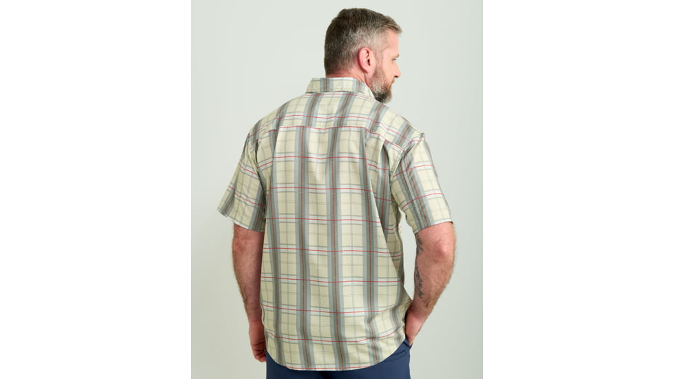 HUK Performance Fishing Latitude Tide Point Short Sleeve Shirt - Mens, Scarlet Blaze, Large, H1500202-621-L