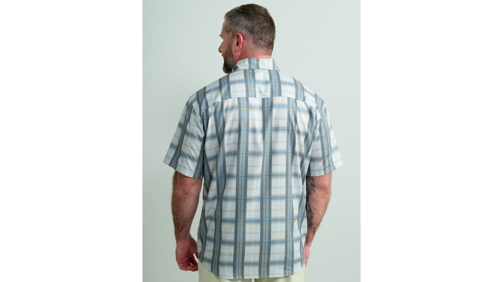 HUK Performance Fishing Latitude Tide Point Short Sleeve Shirt - Mens, Storm Blue, Medium, H1500202-394-M