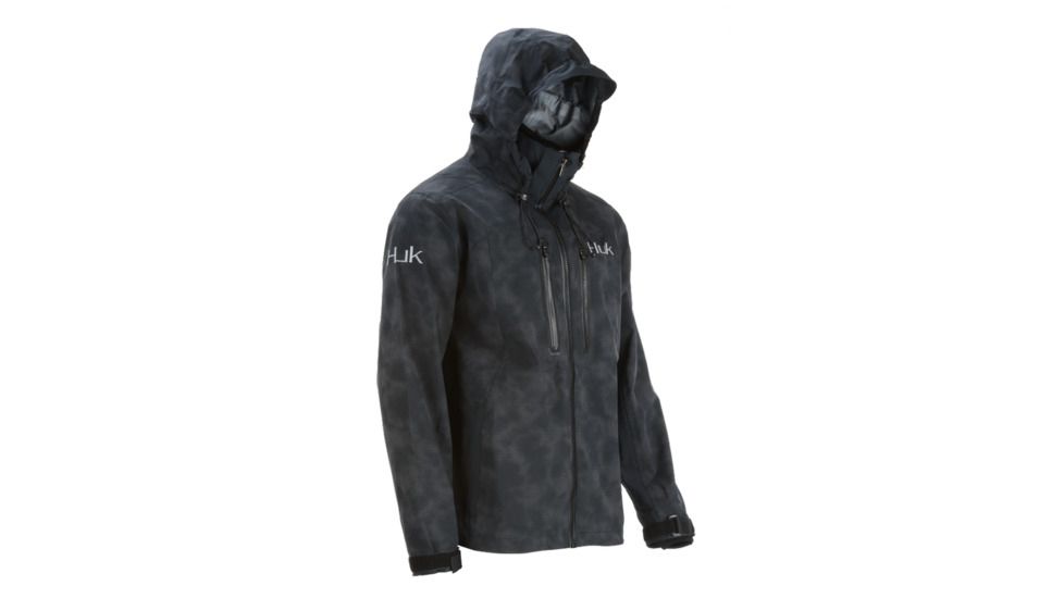 HUK Performance Fishing Leviathan Shell Jacket - Men's, Black, Large, H4000025-001-L
