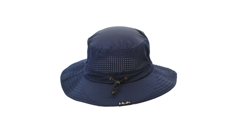 HUK Performance Fishing Logo Boonie Headwear, Hat - Mens, Navy, 1, H3000205-410-1