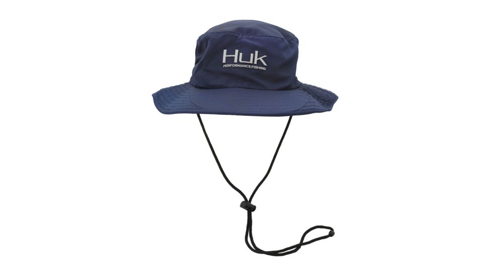 HUK Performance Fishing Logo Boonie Headwear, Hat - Mens, Navy, 1, H3000205-410-1