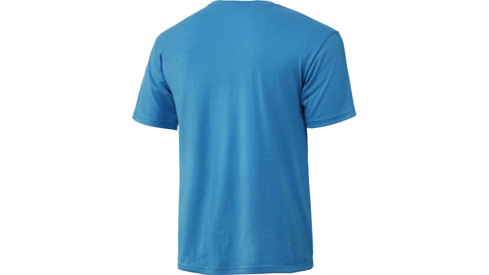 HUK Performance Fishing Logo Fishing Short Sleeve Tee - Mens, Scuba Blue, Extra Large, H1000240-432-XL