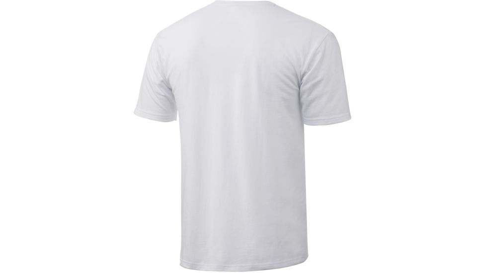 HUK Performance Fishing Logo Fishing Short Sleeve Tee - Mens, White, 2XL, H1000240-100-XXL