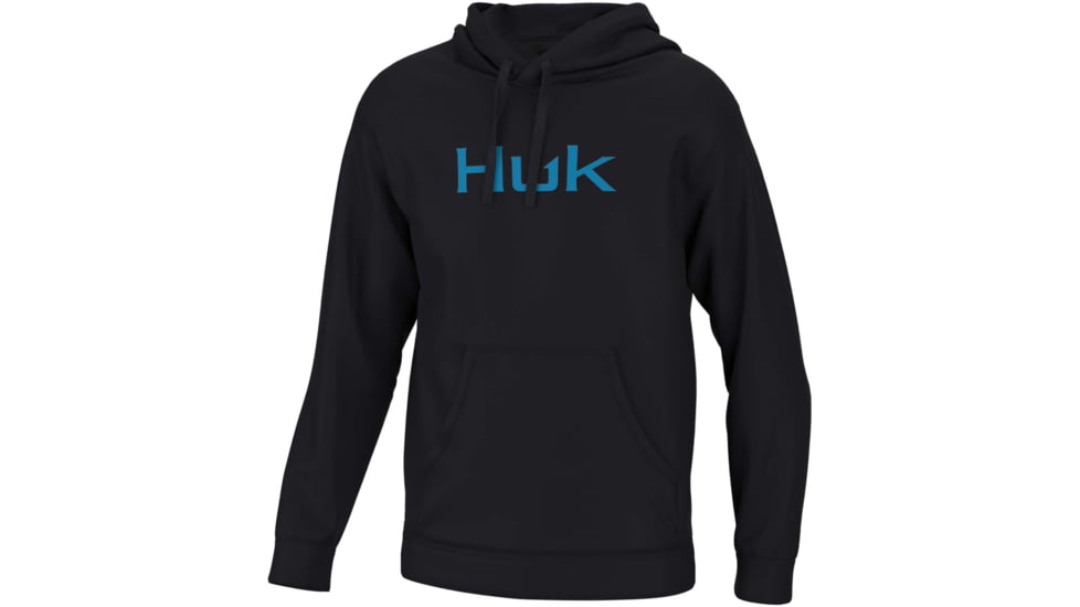 HUK Performance Fishing Logo Hoodie - Kids, Medium, Black, H7130007-001-YM