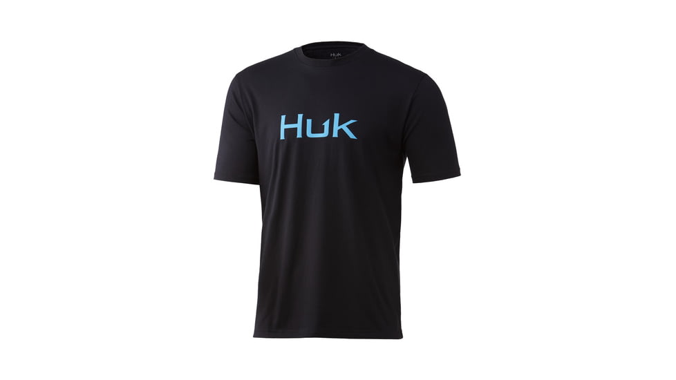 HUK Performance Fishing Logo Tee - Men's, Black, Medium, H1000359-001-M