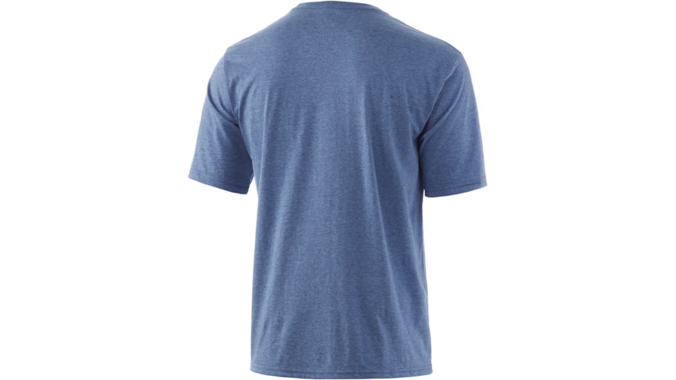 HUK Performance Fishing Logo Tee - Men's, Titanium Heather, L, H1000359-482-L