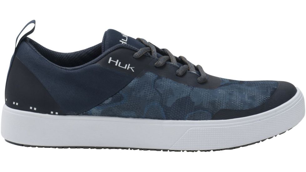 HUK Performance Fishing Mahi Lace-up Casual Shoes - Mens, Pei/White, 13, H8015200-467-13