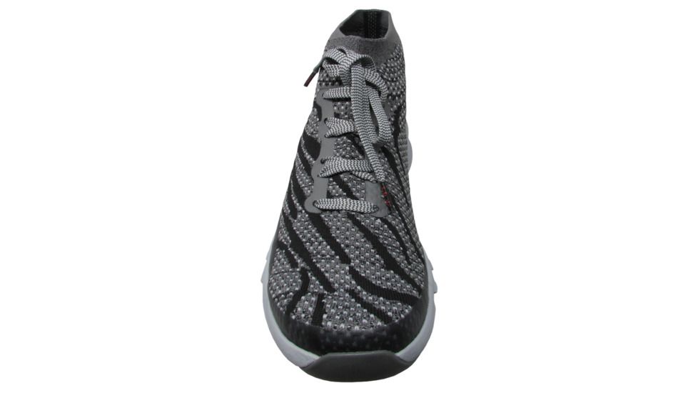 HUK Performance Fishing Makara Mid Casual, Sneaker - Mens, Black/Charcoal/Red, 10, H8013100-001-10