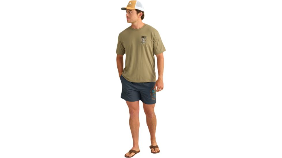 HUK Performance Fishing Marlin On Ice Tee - Mens, Overland Trek, Extra Large, H1000525-319-XL