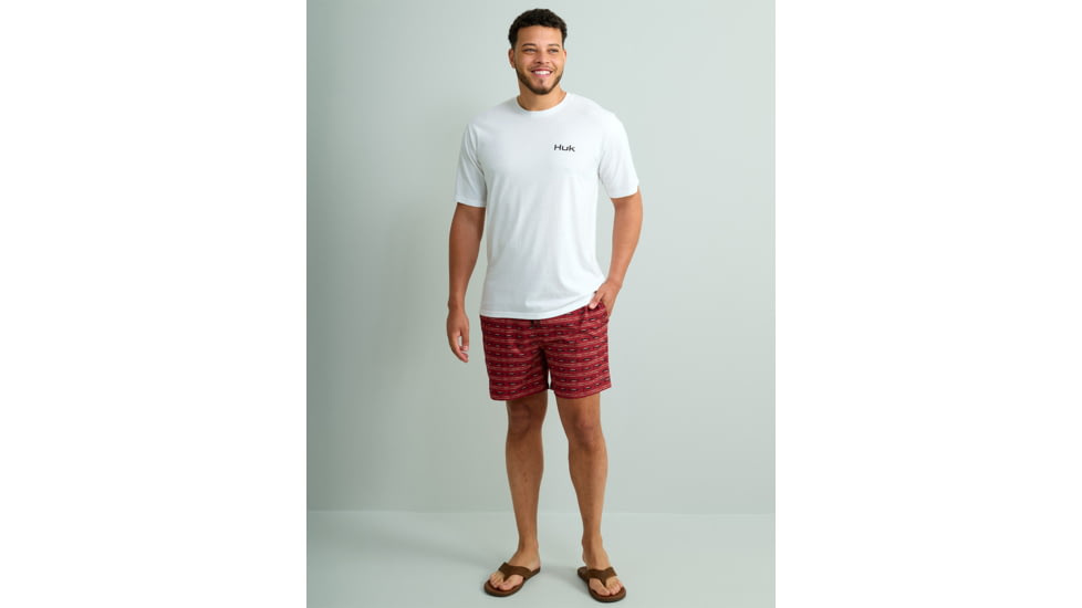 HUK Performance Fishing Marlin Rider Tee - Mens, White, 3XL, H1000535-100-XXXL