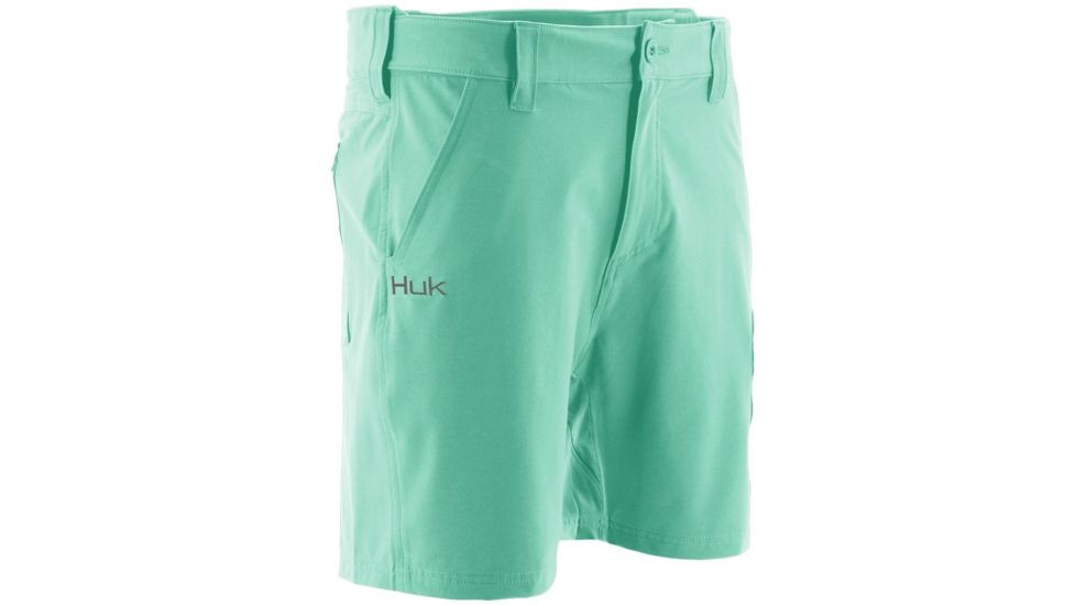 HUK Performance Fishing Men's Next Level 7in Inseam Short, Julep, Large, H2000040-340-L