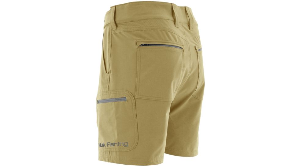 HUK Performance Fishing Next Level 7in Short - Men's, Khaki, S, H2000040-250-S