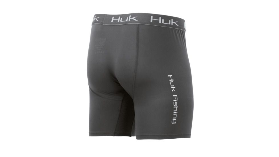 HUK Performance Fishing Mens Boxer Jock, Iron, 2XL, H5000016-010-XXL