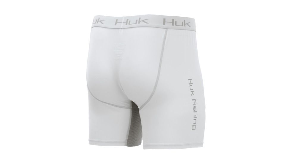 HUK Performance Fishing Mens Boxer Jock, White, 2XL, H5000016-100-XXL