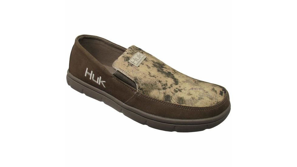 HUK Performance Fishing Mens Brewster Leather Shoes, SubPhantis Desert, 10, H8012300-295-10