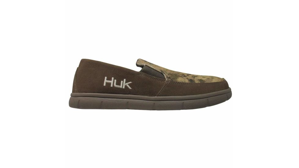 HUK Performance Fishing Mens Brewster Leather Shoes, SubPhantis Desert, 10, H8012300-295-10