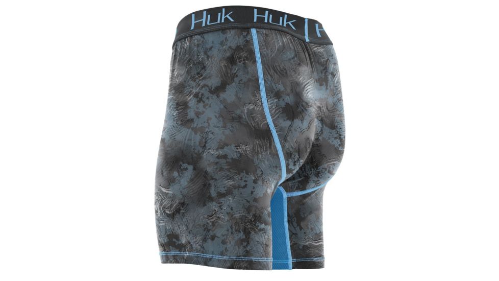 HUK Performance Fishing Mens Camo Boxer Jock, SubPhantis Glacier, 2XL, H5000015-095-XXL