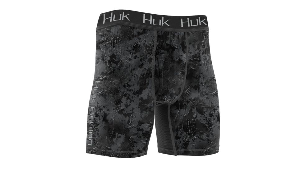 HUK Performance Fishing Mens Camo Boxer Jock, SubPhantis Night Vision, Medium, H5000015-075-M