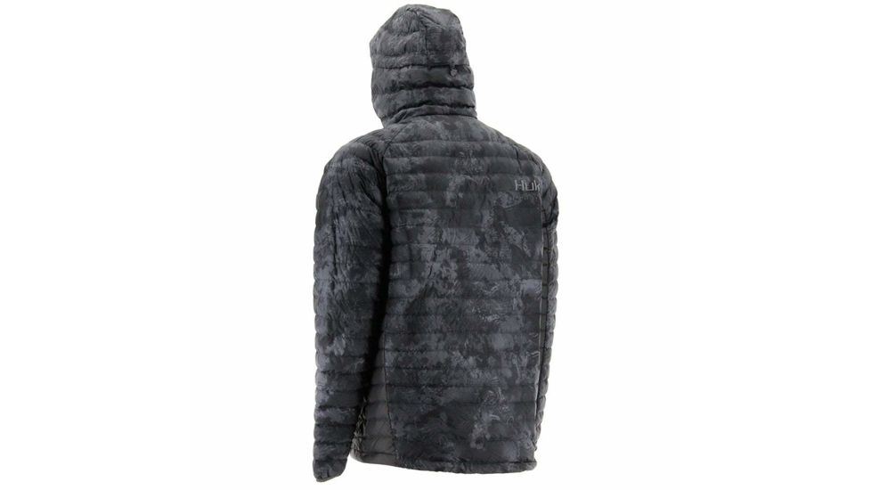 HUK Performance Fishing Mens Dyad Down Camo Jacket, SubPhantis Night Vision, Large, H4000029-075-L