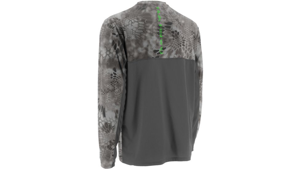 HUK Performance Fishing Mens Kryptek Icon Long Sleeve, Kryptek Raid, H1200023RADS