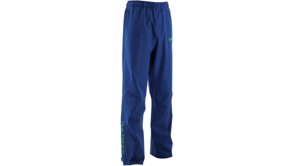 HUK Performance Fishing H4000016NVYM: Mens Packable Rain Pants, Navy