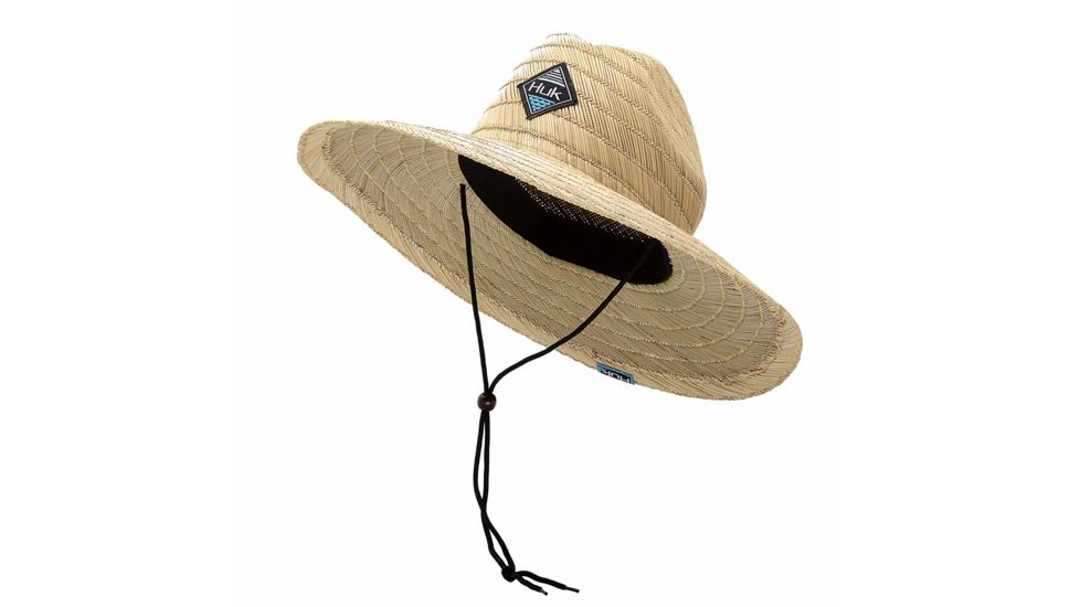HUK Performance Fishing Mens Straw Hat, Khaki, One Size, H3000166-250-1