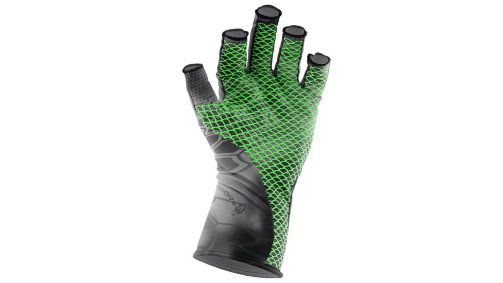HUK Performance Fishing Mens Sun Glove, Kryptek Raid, Large - Extar Large H3000093-080-LXL