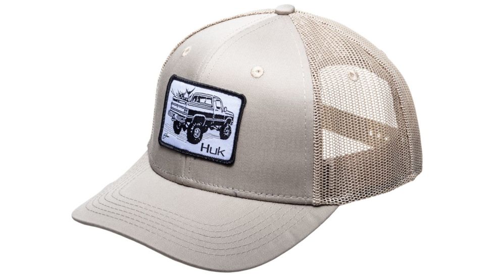 HUK Performance Fishing Merica Trucker Headwear, Cap - Mens, Sage, 1, H3000169-380-1