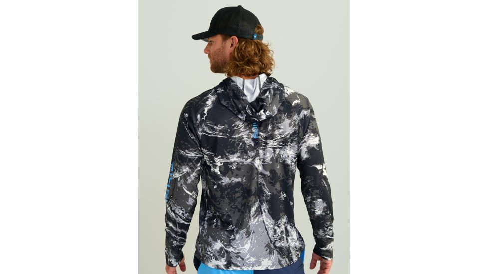 HUK Performance Fishing Mossy Oak Pursuit Hoodie - Mens, Moe Sw Midnight, Medium, H1200611-979-M